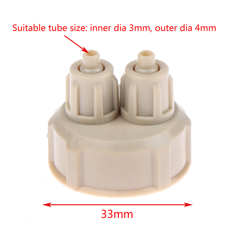 Aquarium Fish Youtube - 2-delige Aquarium CO2-systeem buisventiel met meter,