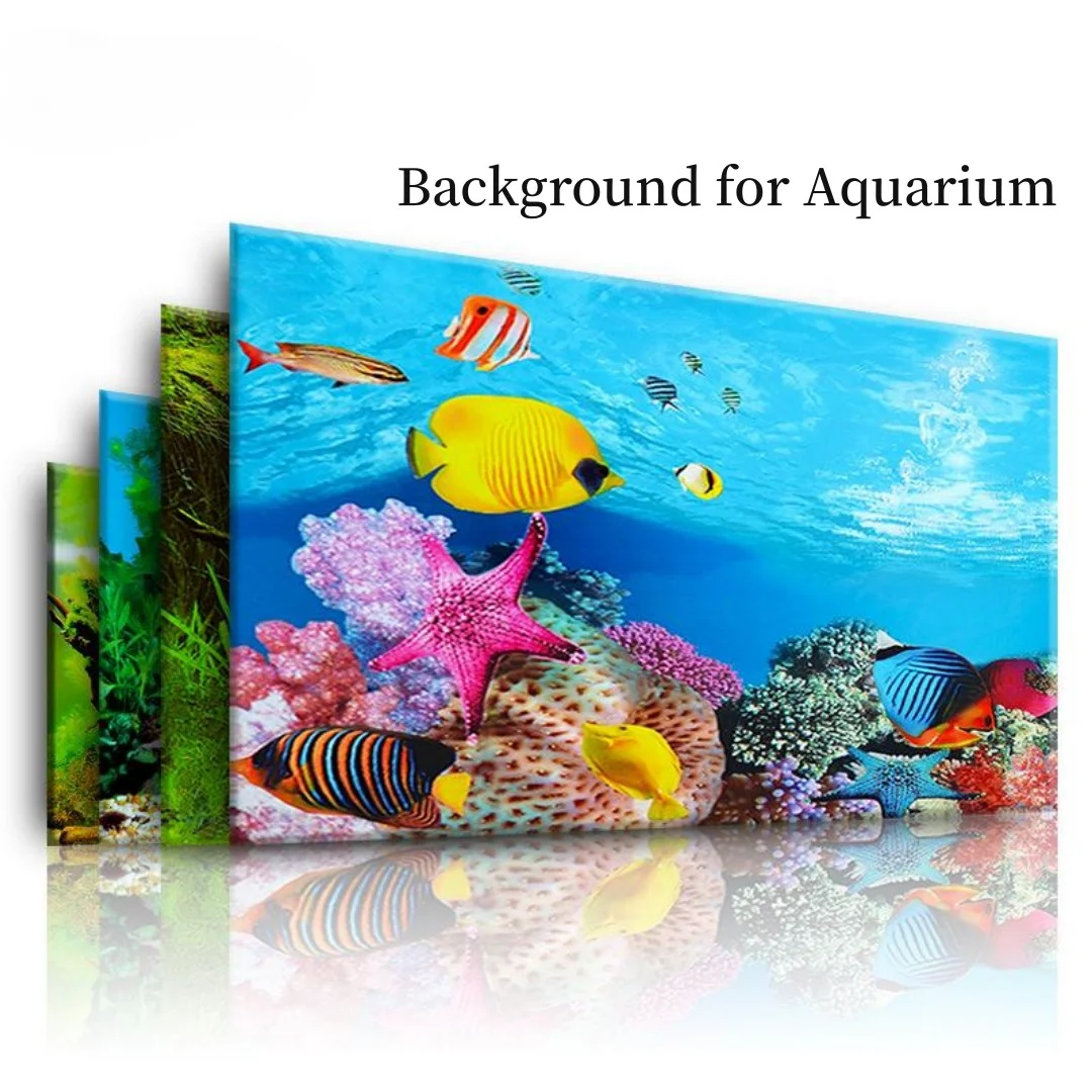 Aquarium Fish Poster - Achtergrond Aquarium 3D Sticker Poster Decoratie