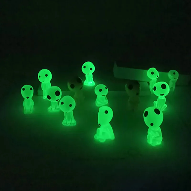 Aquarium Fish Guppy - Lichtgevende Elfen Minifiguren Aquariumdecoratie Kodama Glow-in-the-dark