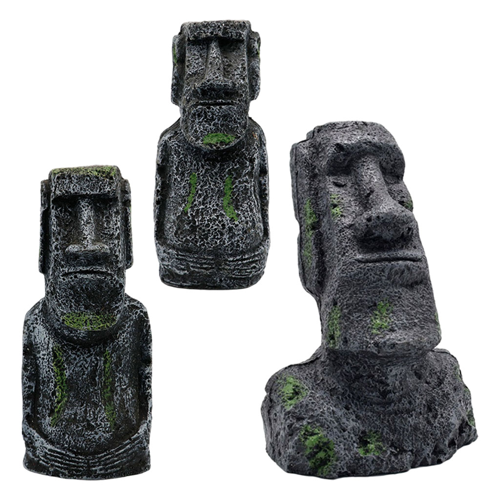 Aquarium Moai Standbeelden Paa - Aquarium Fish Guppy recensie en prijs