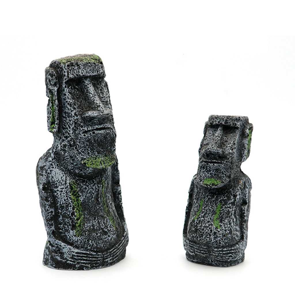 Aquarium Moai Standbeelden Paa - Aquarium Fish Guppy recensie en prijs