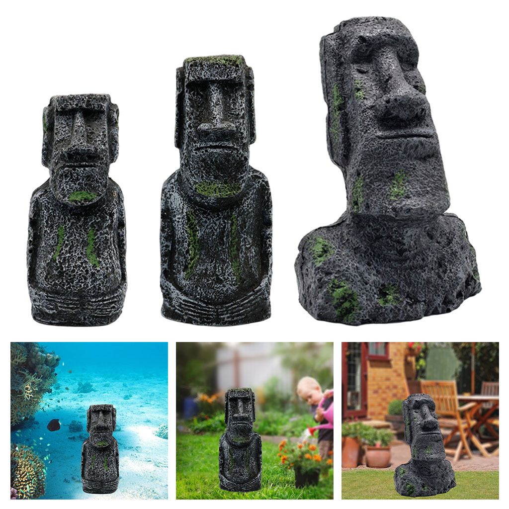 Aquarium Moai Standbeelden Paa - Aquarium Fish Guppy recensie en prijs