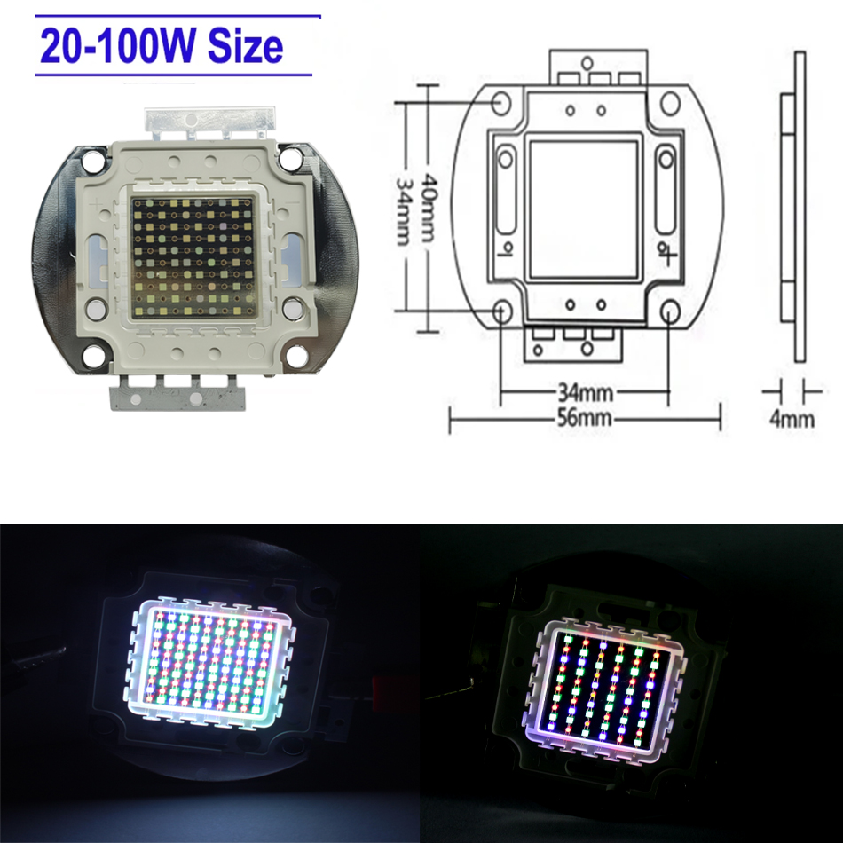 50W 60W 70W 100W RGB LED 83W W - Aquarium Fish Ball recensie en prijs