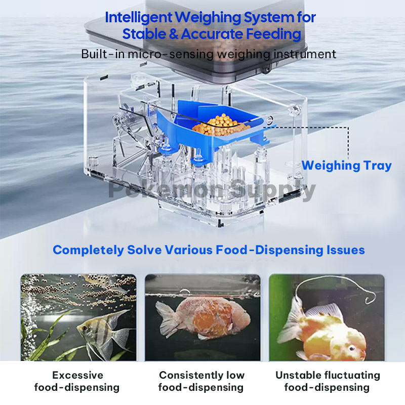 Slimme, nauwkeurige weegschaal - Aquarium Fish Feeder recensie en prijs