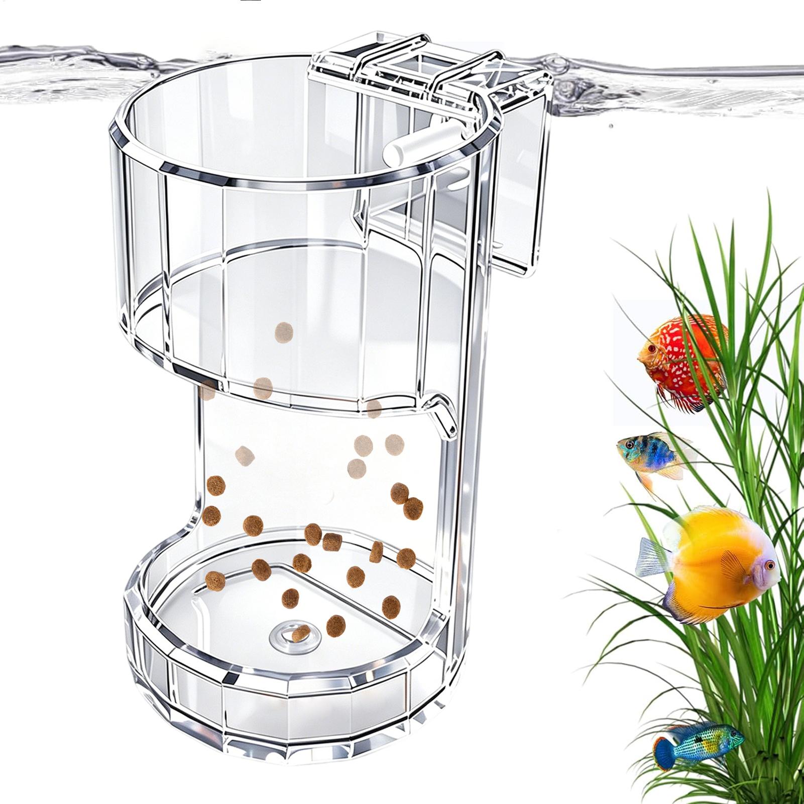 Aquarium Voerschaal Transparan - Aquarium Fish Feeder recensie en prijs