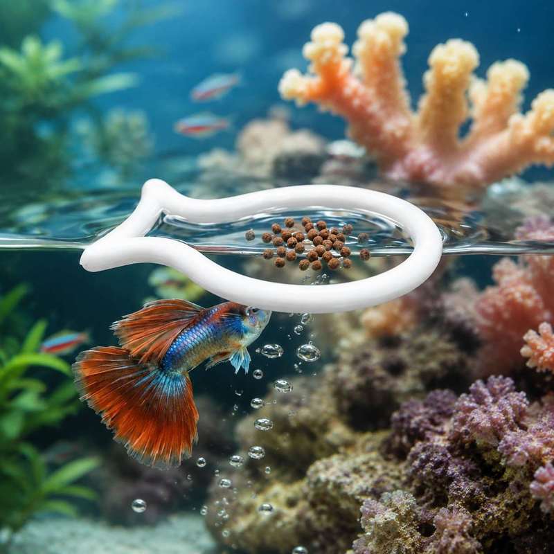 Visvormige drijvende voederrin - Aquarium Fish Medicine recensie en prijs
