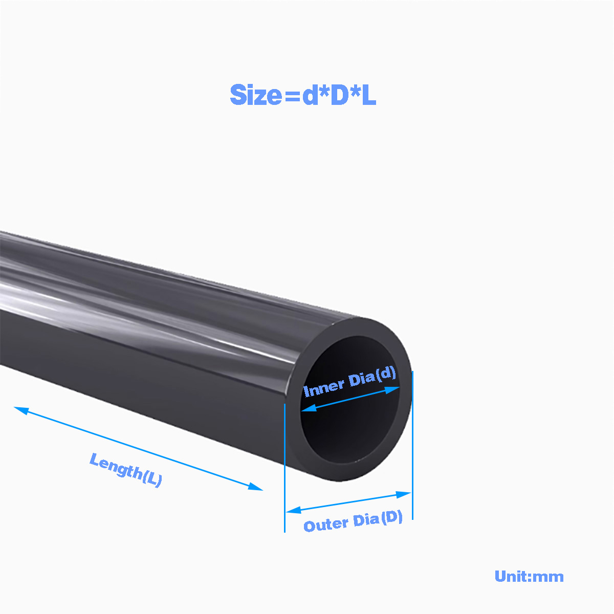 Zwart PVC Plastic Pijp Holle B - Aquarium Fish Youtube recensie en prijs