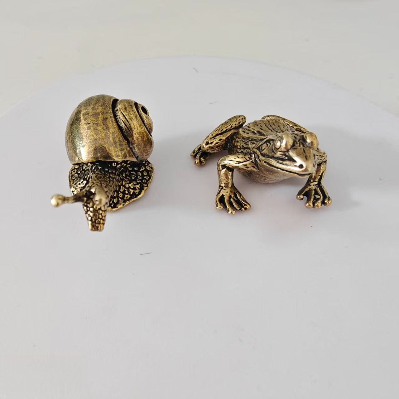 2 stuks messing mini-ornamente - Aquarium Fish Farm recensie en prijs