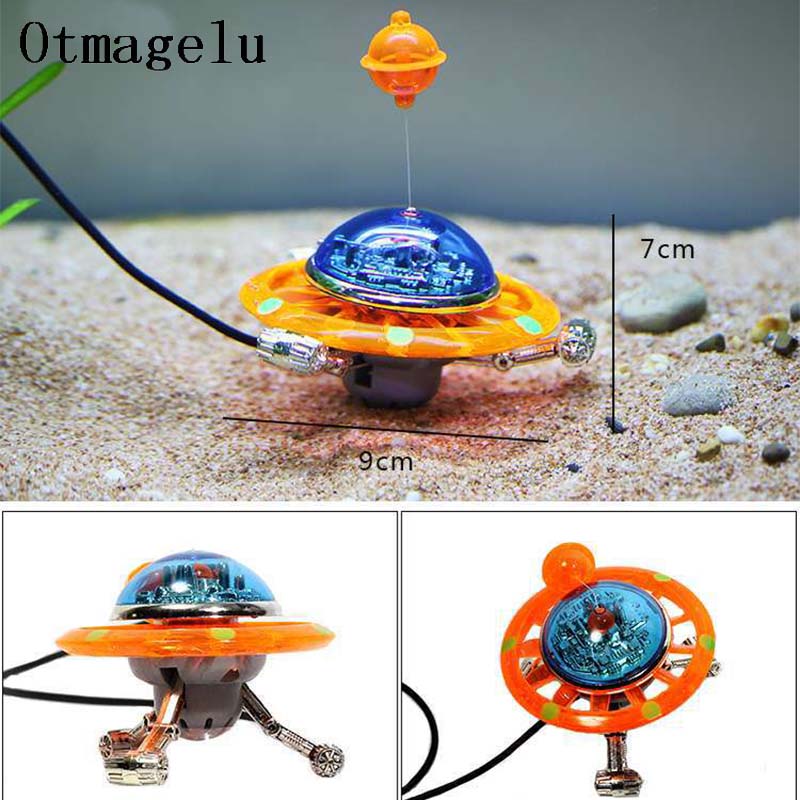 Hangende UFO Aquariumbeeldje W - Aquarium Fish World recensie en prijs