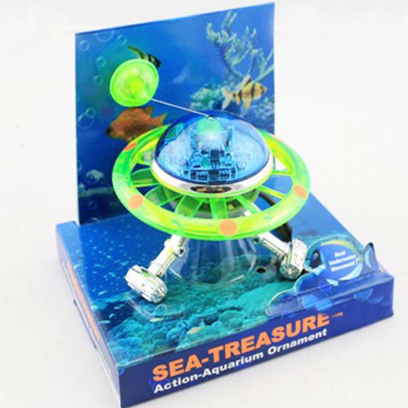 Hangende UFO Aquariumbeeldje W - Aquarium Fish World recensie en prijs